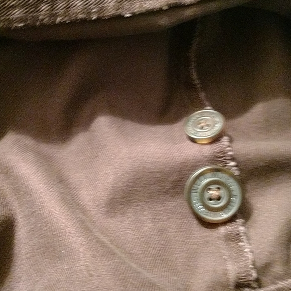 Ruff Hewn ladies double breasted brown jacket, Med - Picture 12 of 12